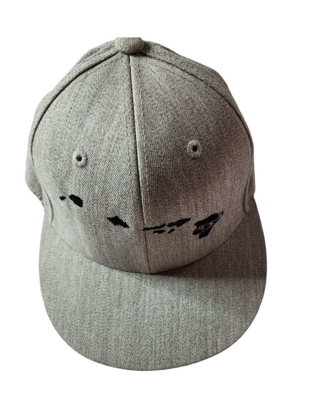 Honolua hat cap Gray hawaii surfing beach coastal ocean Fitted 6 7/8 - 7 1/4